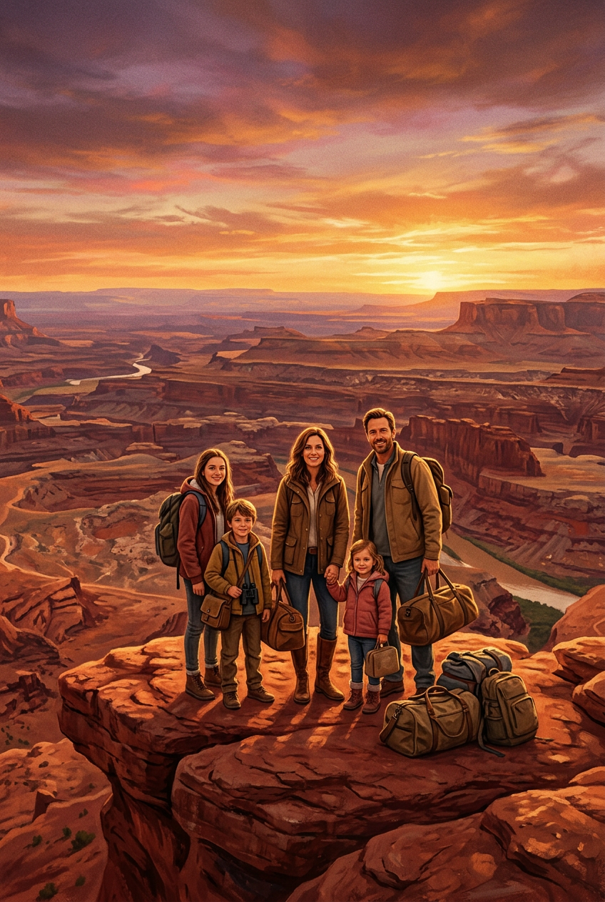 Generated sample poster for the invented film Canyon Road
